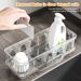 sponge Drain Rack Kitchen Dishwashing Basket Rack Sink Detergent Rag Countertop Storage Rack_voghion.com