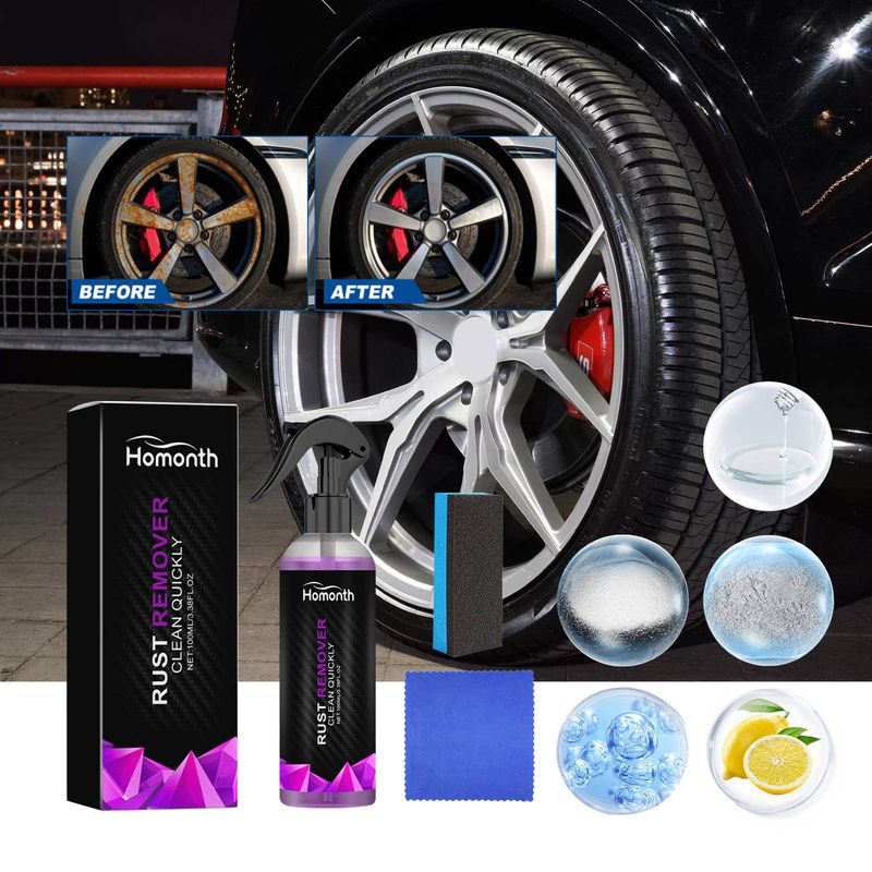 car rust remover metal accessories anti rust deep cleaning renovation anti oxidation rust removal converter_voghion.com