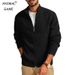 Herren Strickjacke mit Reißverschluss, Lässiger Rippenstrickpullover für Herren, Warme Winteroberbekleidung, Herbst-Freizeitpullover, Mäntel für Herren_voghion.com