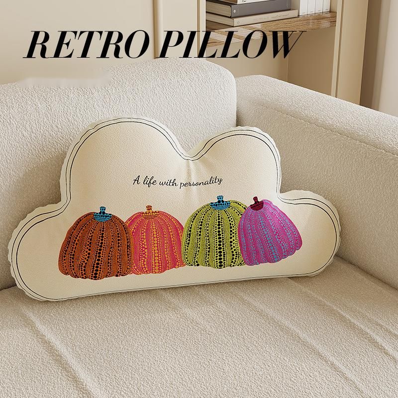 Cartoon Simple Irregular Cloud For Living Sofa Backrest, Study Room Decoration Pillow, Bedroom Bay Window Cushion With_voghion.com