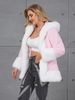 Women's fashion warm casual imitation fur coat_voghion.com