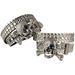 VOOTHOST Neue Skeleton Kopf Diamant Intarsien Gürtel Mit Y2k Nieten Zubehör Hip Hop Punk Diamant Gürtel Für Männer Frauen Gürtel f0384_voghion.com