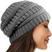 Women's Knitted Brimless Warm Solid Top, Autumn And Winter Set Hat, Skiing Skull Hat Without Lining_voghion.com