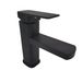 Manufacturer Wholesale Black Square Single Hole Basin Faucet Countertop Basin Bathroom Universal Hot And Cold Faucet_voghion.com