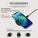 Wireless Charger Pad Stand Desktop Ultra-thin Mobile Phone For IPhone 16 15 14 13 12 X Samsung Xiaomi Fast Charging Dock_voghion.com