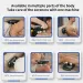 Professionell 4-huvuds fasciapistol trådlös handhållen automatisk massageapparat för att lindra muskelömhet dynamisk terapi_voghion.com