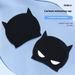 Children's Boys And Girls High Elastic Little Devil Cartoon With Ears Pure Silicone Non-Tightening Swim Cap Swimming_voghion.com