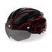 with Goggles Integrated Bicycle Riding Helmet Breathable_voghion.com