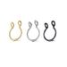 2/3/5 pezzi di anelli finti per il naso per donne e uomini, anello per setto nasale a forma di U in acciaio inossidabile 316L con clip sul naso, anello regolabile per piercing al naso_voghion.com