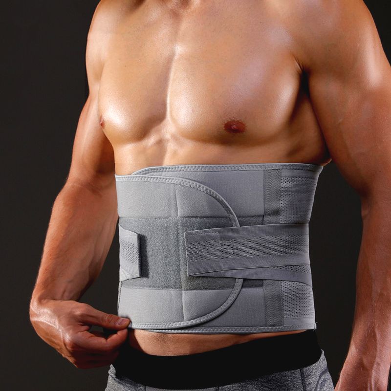 Waist Belt, Trainer Breathable Adjustable Fiess Corset Slimming Sweat Belt Waist Trainer Unisex Back Support W_voghion.com
