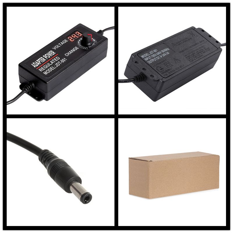 Adjustable AC To DC Power Supply 3V 5V 6V 9V 12V 15V 18V 24V 1A 2A 5A Power Supply Adapter Universal 220V To 12 V Volt Adapter_voghion.com