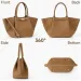 2024 Autumn and Winter Models Designer Bags Women Woman Vintage Matte Leather Handbag Shopping Bag Large Womens Shoulder_voghion.com