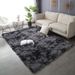 Nordic Ins Gradient Color Tie Dyed Plush Carpet Simple Living Room Carpet Home Bedroom Full Cover Bedside Floor Mat_voghion.com