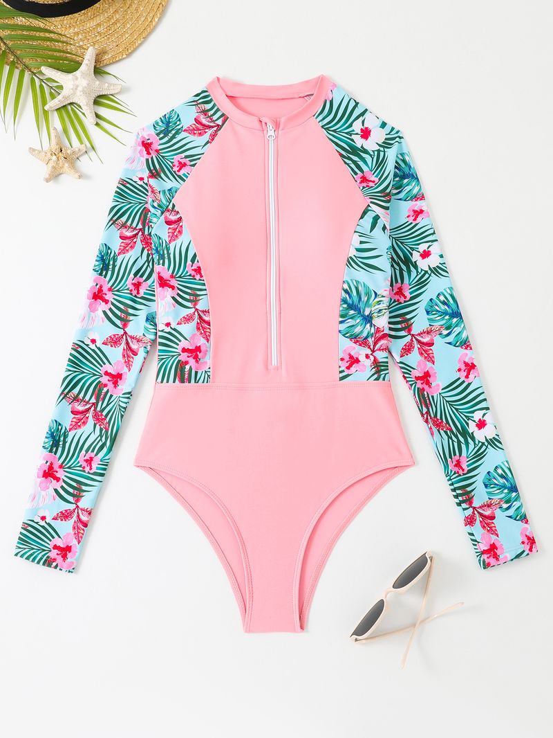 Sexy One-Piece Swimsuit With Front Zipper - Comfortable & Body-Hugging (Women's Beach Swimwear New Design)​_voghion.com