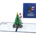 Handgefertigte 3D-Weihnachtsgrußkarten mit lasergeschnittenen Designs – Festlicher Baum, Weihnachtsmann, Rentier und mehr – Hochwertiges Spezialpapier für Weihnachtswünsche_voghion.com