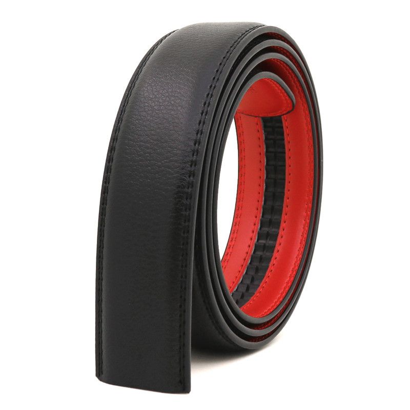 HOT Ανδρικό Αυτόματο Σώμα 3.5CM Γνήσιο Δέρμα Χωρίς Αγκράφα, Υψηλής Ποιότητας Ανταλλακτική Ζώνη_voghion.com