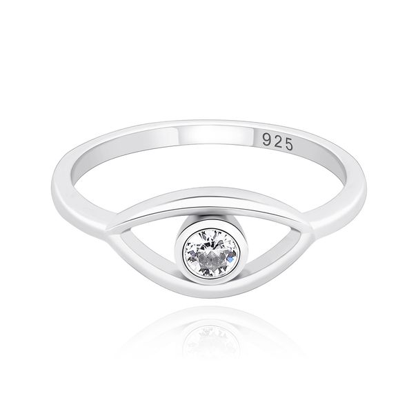 Rings Light Luxury Index Finger Ring Niche Design S925 Silver Zircon Ring High End Temperament Tail Ring_voghion.com