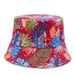 Children 2022 Spring And Autumn New Outdoor Sunshade Ethnic Style Flower Color Pot Foldable Folded Fisherman's Hat_voghion.com
