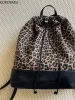 Fashion Y2k Womens Casual Street Leopard Print Drawstring Bag Large Capacity Rucksack Bolsos De Mujer 240829_voghion.com