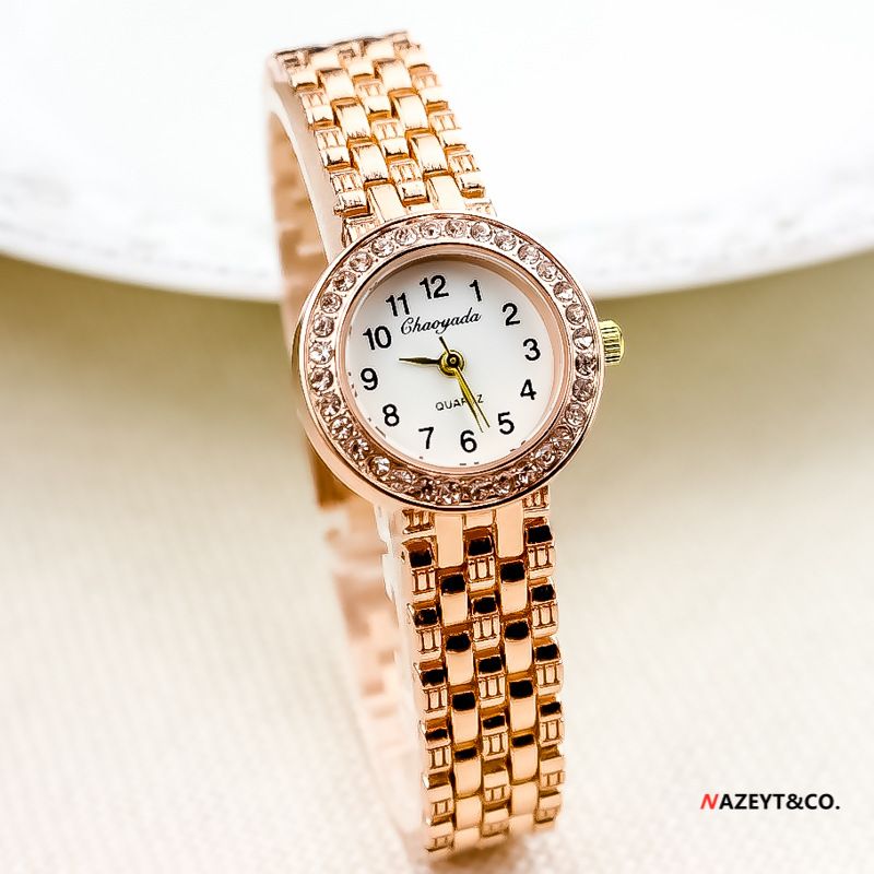 Uhren für Damen Damenmode Diamant Set Einfache Armbanduhr Elegante Mode Damenuhr Studentenuhr_voghion.com