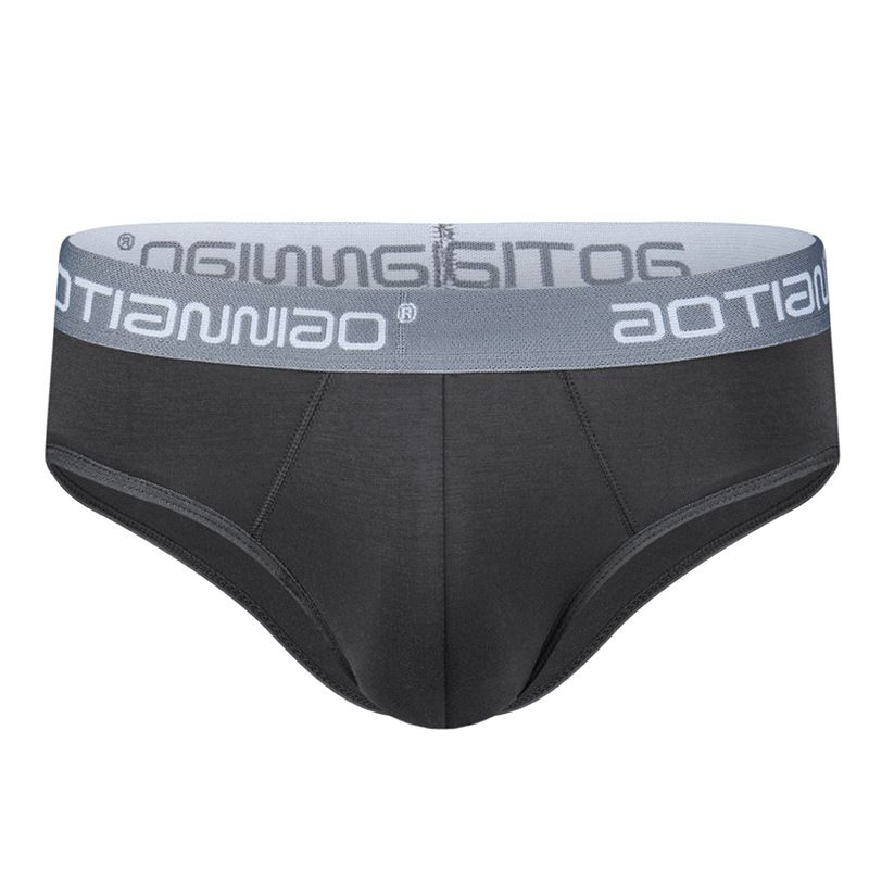 Meeste aluspesu elastne suur Seksikas Modal hingavad püksid Mugavad hingavad keskmise vöökohaga meeste pükste hulgimüük_voghion.com