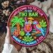 Cartello circolare in alluminio Tiki Bar 8x8 pollici, resistente ai raggi UV e ai graffi, facile da appendere, decorazione per interni ed esterni, decorazioni per la casa, giardino, matrimonio_voghion.com