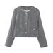 2023 Women's New Autumn/Winter French Texture Short Small Fragrant Style Suit Jacket_voghion.com