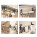 Kitchen Hook Suction Cup No-Drill Hanging Rod Spatula Storage Rack Multi-Functional Hanger Plastic Wrap Paper Towel_voghion.com