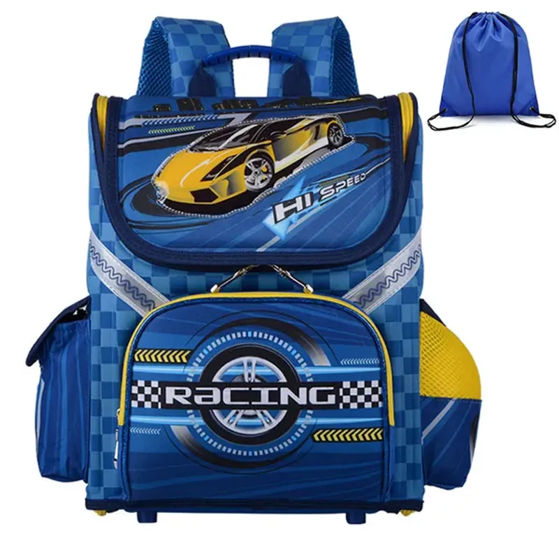 Sacs à dos de haute qualité Modèle orthopédique 3D Enfants Packsack Enfants Sacs d'école primaire Enfant Garçons Rucksack LJ201029_voghion.com