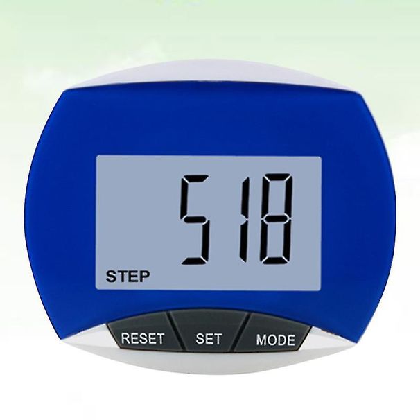 Multifunktionel Skridttæller Bærbar Løbeskridttæller Fitness Informationsværktøj Sportsartikler Tilbehør Til Mænd Kvinde (blå)_voghion.com