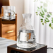 European Style Glass High Temperature Resistant Juice Large Capacity Household Cold Brew Lemon Water Pitcher_voghion.com