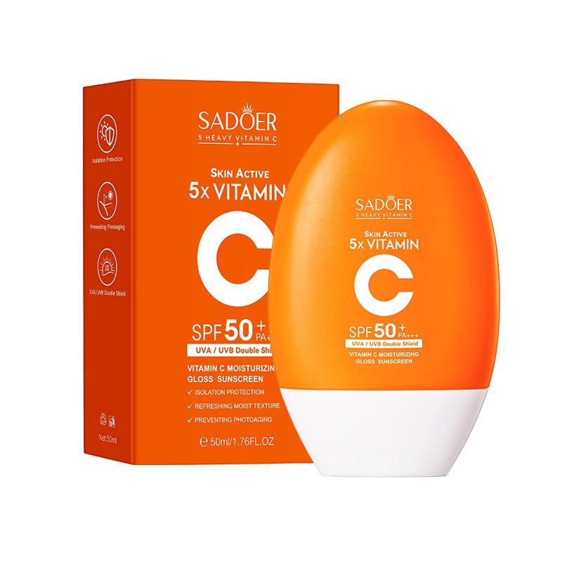 Vitamin C Moisturizing Gloss 50ml UV Protection Sunscreen Skincare Product_voghion.com