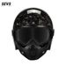 Carbon Fiber Retro 3/4 Motorcycle Helmet – Lightweight & Durable, 3K/12K/Forge Weave Options, UV-Shield Goggles/Mask – 3C Certified_voghion.com