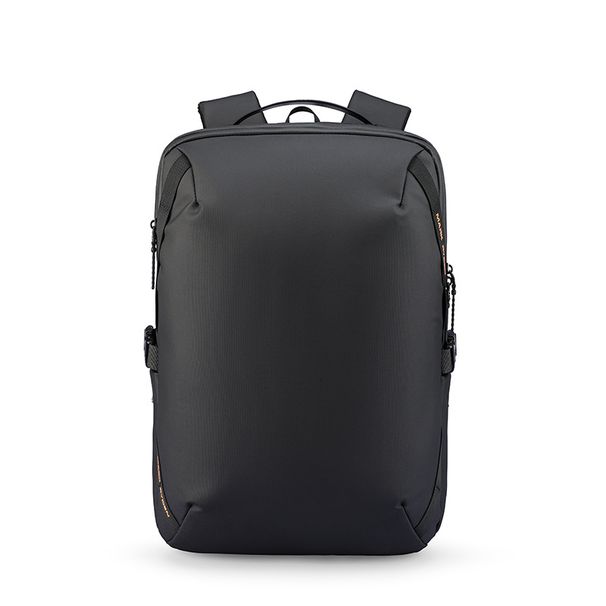 Zaino per laptop resistente all'acqua per viaggi di lavoro, zaino in tessuto Oxford da 15 pollici di grande capacità con spallacci ergonomici, elegante e resistente_voghion.com