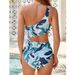 GraceChic 2024 New European And American Foreign Trade Printed One-Piece For Women With A Sense Of Design Sexy Swimwear_voghion.com