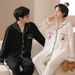 Baumwolle langarm pyjamas für paare herbst winter, casual strickjacken in frühling herbst, lose sitzende männer und_voghion.com