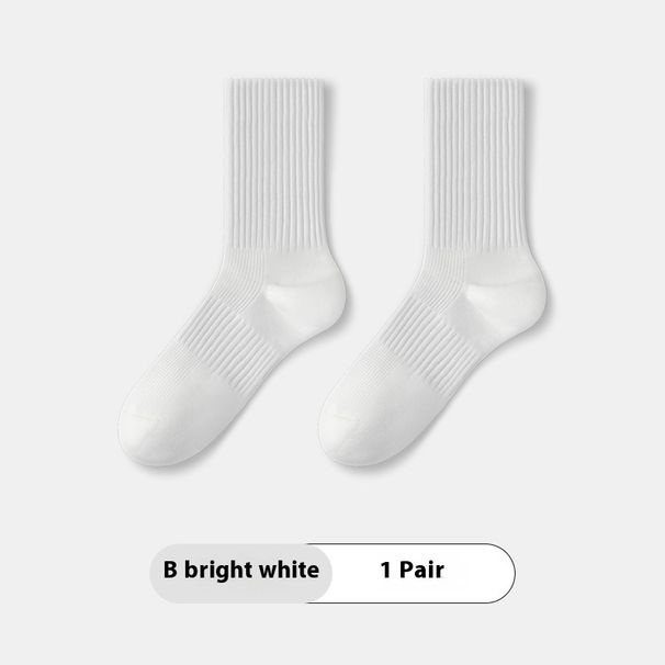 Socken für Herren im Frühjahr und Sommer, dünner Abschnitt der Wadensocken, schweißabsorbierend, atmungsaktiv, einfarbig, Sportsocken_voghion.com