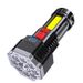 Cross-Border Handheld Outdoor Household Portable USB Rechargeable Multi-Function 9LED Strong Light Flashlight Wholesale_voghion.com