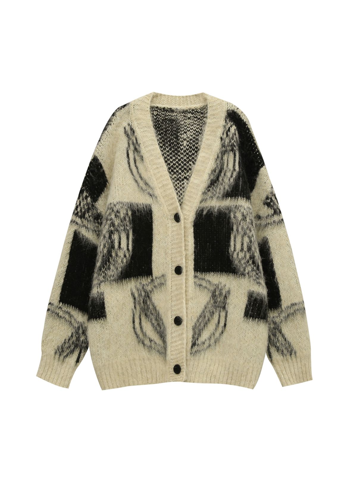 HVIVI Lazy Style Strickjacke Pullover Jacke Damen, verdicktes Nischendesign Sinn, kleines Oberteil für Herbst und Winter_voghion.com