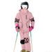 Phibee Elephant Children's Ski Set Boys Girls Workwear Windproof Waterproof Snow Suit For Single And Double Board_voghion.com