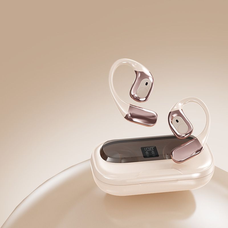 Wireless Bluetooth Translation Headset Open Ear Translator Noise Reduction Multi Language Translation_voghion.com