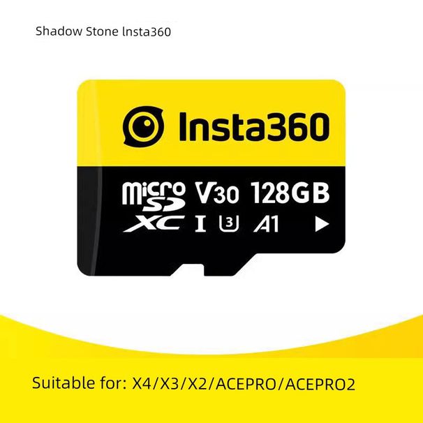 Shadow Stone Insta360 Originalt minne 128G TF-kort 256G/512G Adapter X4 // X3/Ace Pro_voghion.com