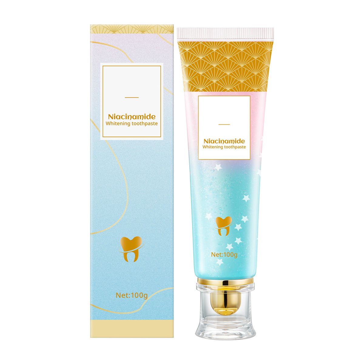 Dentifricio sbiancante TK Niacinamide, rinfrescante per denti e alito fresco, 100 g_voghion.com