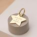 Thick Engraved Star And Personalized Tag With Gold Collar, Size 40mm, Gift For Dog, Detachable Ring By PawParty Store_voghion.com