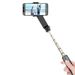 L09 ręczny kijek do selfie Bluetooth, światło wypełniające, antywstrząsowy, VLOG, jednoosiowy mini stabilizator_voghion.com