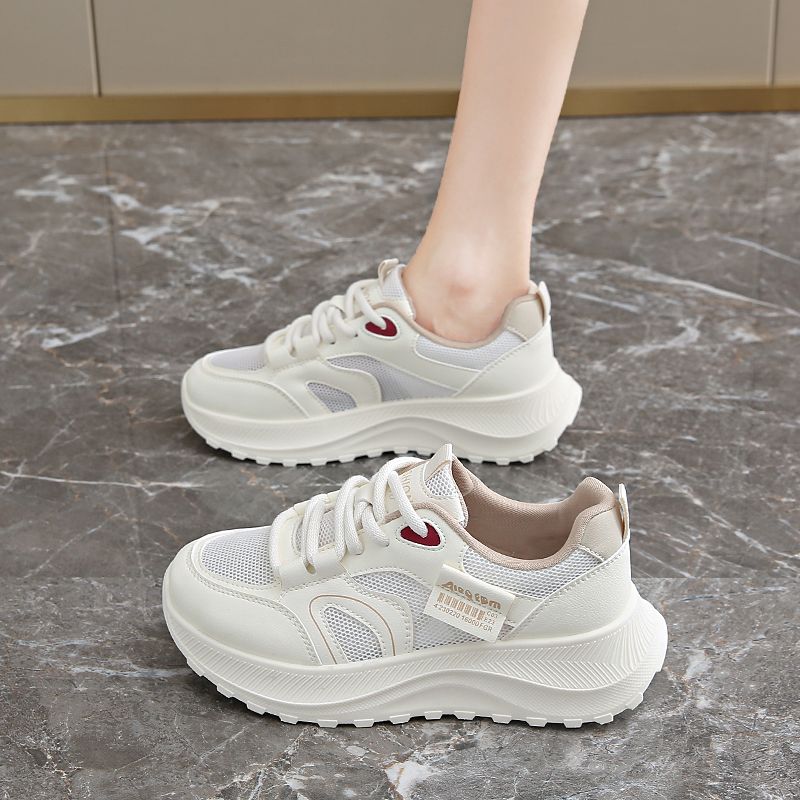 Four Seasons Mesh-Innensohle Heiße dicke Unterseite Papa Sport Damenschuhe_voghion.com