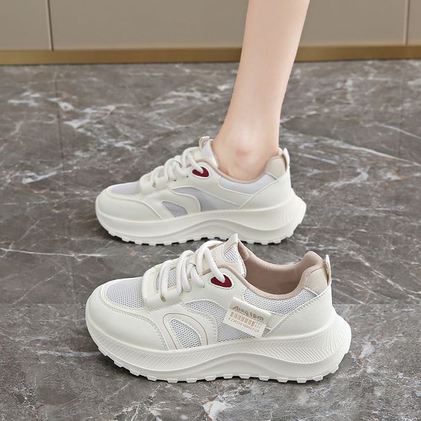 Four Seasons Mesh-Innensohle Heiße dicke Unterseite Papa Sport Damenschuhe_voghion.com