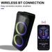 ZQS10209 Bluetooth pārnēsājams RGB apertūras gaismas audio augstas jaudas dubultais 8 collu zemfrekvences skaļrunis_voghion.com