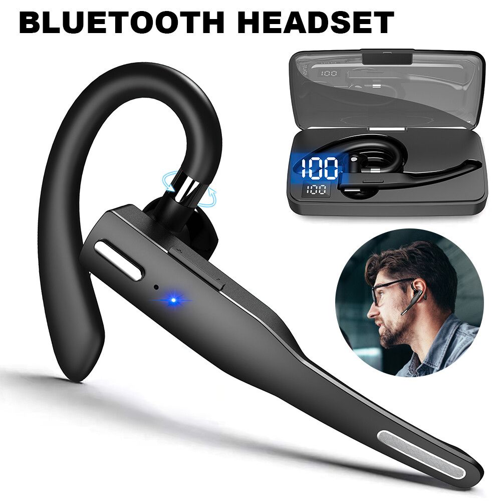 Drahtlose Bluetooth-Kopfhörer mit Mikrofon Business Driver Portable Earphone Headset_voghion.com
