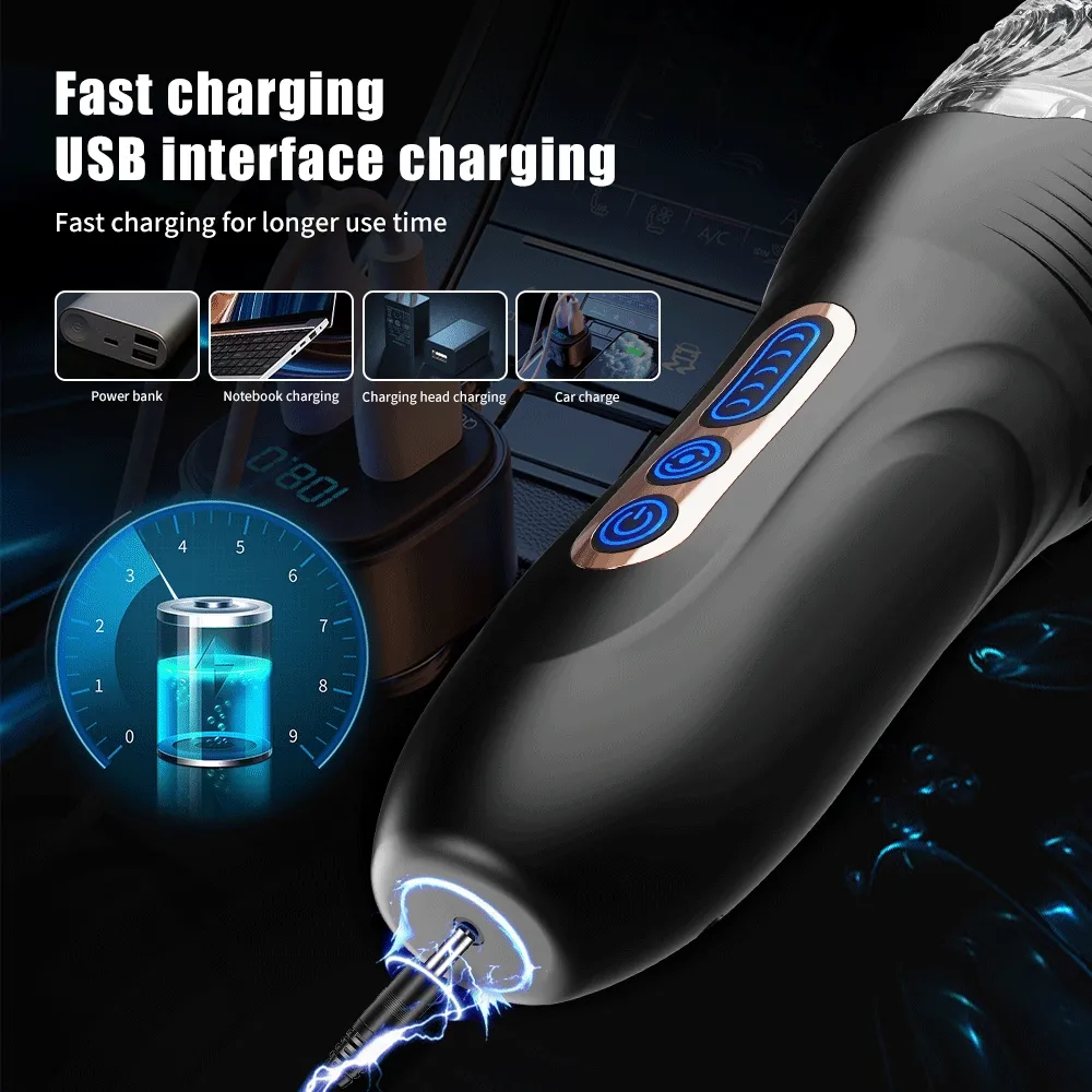 2025 Masturbateur automatique rotatif pour homme, entraîneur de gland, vibrateur, jouet sexuel de masturbation F_voghion.com